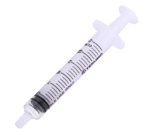 Syringe 3mL Luer Slip